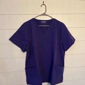 Mandala Purple Scrub Top